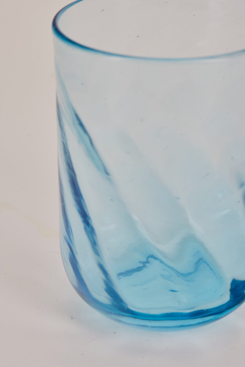 Twist drinking glass light blue, Light blue - Bahne